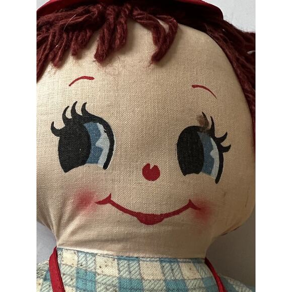 Vintage Knickerbocker Joy Of A Toy Dolls of Distinction Boy Rag Doll Overalls - Picture 7 of 12